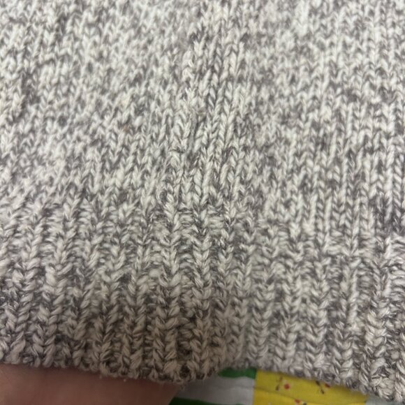 Rag & Bone Heathered Grey Wool Henley Sweater - Picture 7 of 11